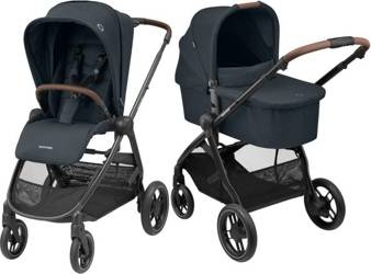 Maxi-Cosi Street + Wózek Głęboko-Spacerowy 2w1 Essential Graphite 