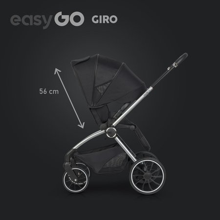 EasyGo Giro Wózek Głęboko-Spacerowy Ebony Black