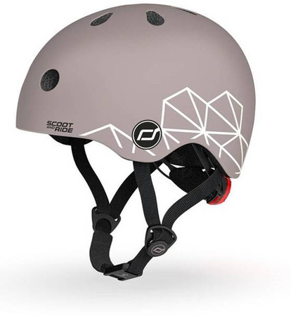 Scootandride Kask XXS-S Dla dzieci 1-5 Lat Brown Lines