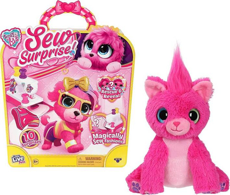 Cobi Maskotka Little Live Pets Sew Surprise Róż