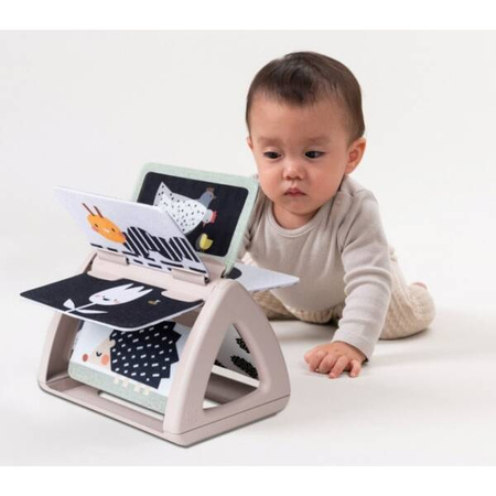 Taf Toys Książeczka Obracająca Się Tummy-time Czarno-biała