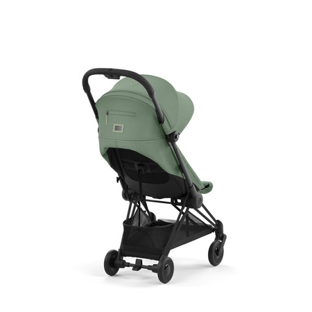 Cybex Coya Wózek Spacerowy Rama Matt Black Leaf Green + Cybex Coya Moskitiera Black