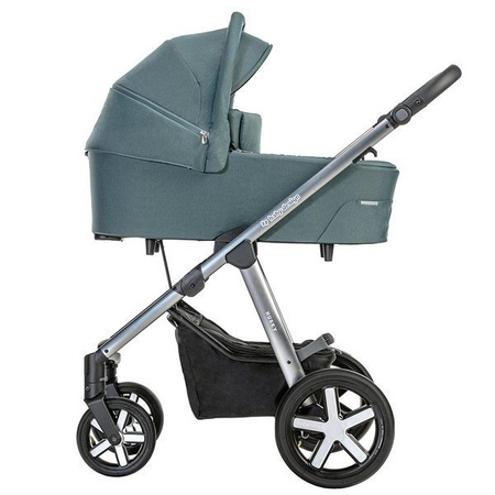 Baby Design Husky 2022 Wózek Głęboko-Spacerowy 107 Silver Grey Koła Pompowane