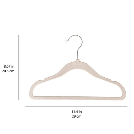 3 Sprouts Welurowe Wieszaki Dla Dzieci Green 15szt.