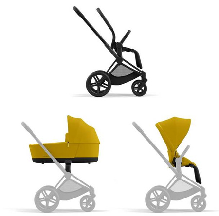 Cybex Priam 4.0 Wózek Spacerowy Mustard Yellow