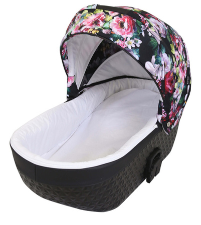 Kunert Tiaro Wózek Głęboko-Spacerowy 2w1 Szary Biała Rama Koła Żelowe