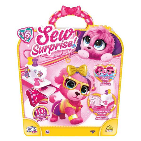 Cobi Maskotka Little Live Pets Sew Surprise Róż