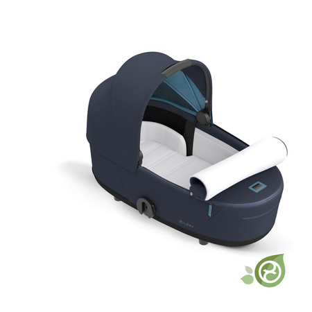 Cybex Mios 3.0 Conscious Green Leaf Gondola Do Wózka Eco Dark Navy