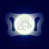 Chicco PhysioForma Micro Smoczek Silikonowy 0-2m 2szt. Glow
