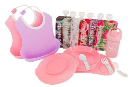 Twistshake Zestaw Zastawa Stołowa Dla Dziecka Dziewczynka