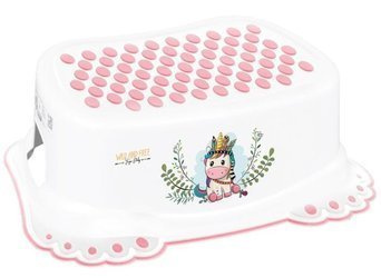 Tega Podnóżek Antypoślizgowy Dziki Zachód Biały Jednorożec Różowy