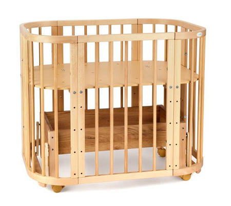 Waldin Kołyska Łóżeczka 5w1 K-W5-N Naturalny