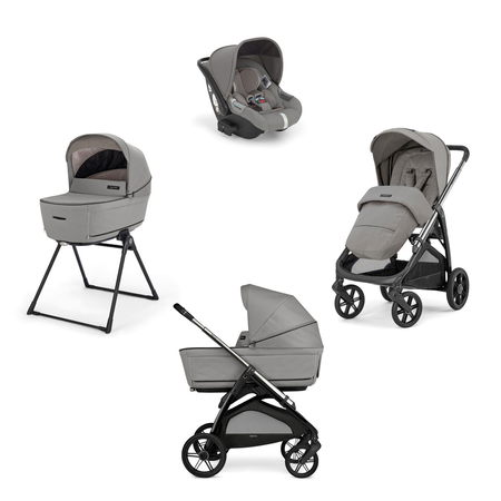 Inglesina Aptica System Quattro Wózek Głęboko-Spacerowy Fotelikiem Darwin Platinum Grey
