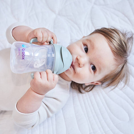 B.box Bidon ze Słomką 240 ml Błękitny