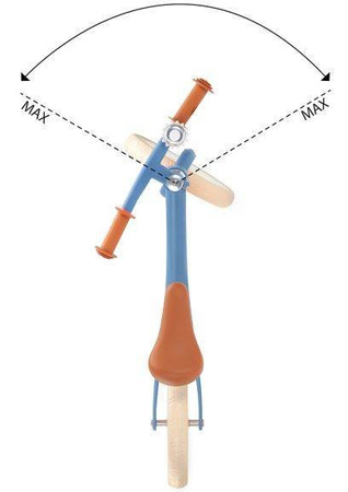 Kinderkraft Fly Plus Rowerek Biegowy Saphire Blue