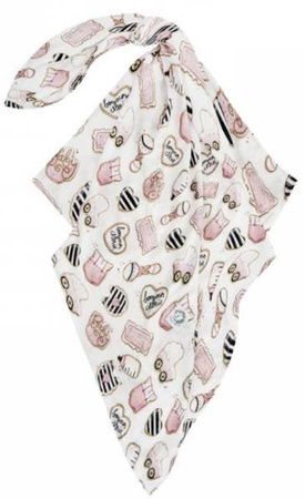 Bonjour Cherie Bambusowy Otulacz Średniaka 100x110cm Baby Shower