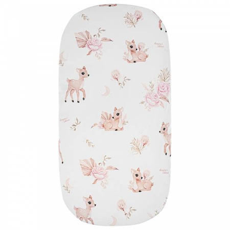 Bonjour Cherie Bambusowe Prześcieradło Do Łóżeczka 60x120cm Sarenki