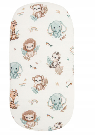 Bonjour Cherie Bambusowe Prześcieradło Do Gondoli 75x35 Safari