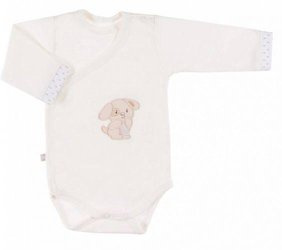 Body Newborn Długi Rękaw Ecru r.46