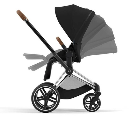 Cybex Priam 4.0 Wózek Głęboko-Spacerowy + Fotelik Samochodowy Cloud T 0-13kg Deep Black