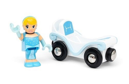 Brio Disney Princess Królewna Kopciuszek z Wagonikiem