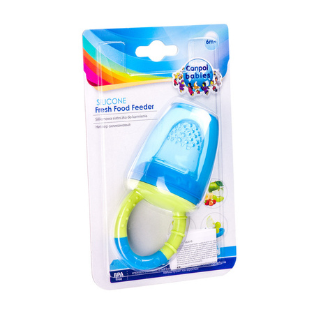 Canpol Babies Silikonowa Siateczka Do Podawania Pokarmów 56/010_blu Niebieski