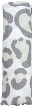 Motherhood Pieluszka Muślinowa 1szt Ocelot Szary