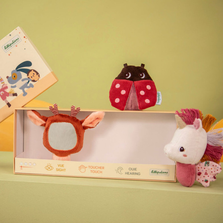 Lilliputiens Multisensoryczny zestaw Jednorożec Lena 0 m+