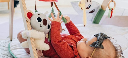 Tiny Love Gimnastyka Dla Bobasa Z Drewnianym Stojakiem Boho Chic