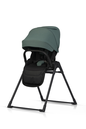 Easy Go Duoflex Wózek Głęboko-Spacerowy Bliźniaczy Rok po Roku Sage Green 2 Siedziska 1 Gondola