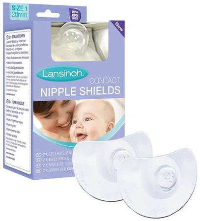 Lansinoh Nipple Shields Osłonki Laktacyjne 20 mm