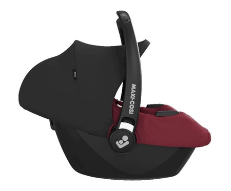 Maxi Cosi Tinca i-Size Fotelik Samochodowy 0-13 kg + FamilyFix2 Baza Do Fotelików Samochodowych Essential Red