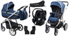 Espiro Next Up Wózek Głęboko-Spacerowy 2w1 703 lines limited + Cybex Aton 5 Fotelik Samochodowy 0-13 kg + Baza 2-fix