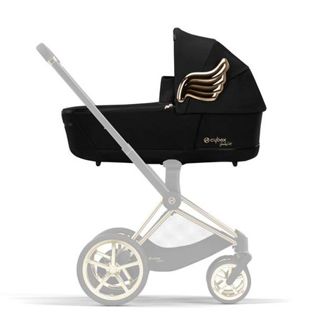 Cybex e-Priam 3.0 Wózek Głęboko-Spacerowy Rama + Tapicerka + Gondola 2w1 Black Wings by Jeremy Scott