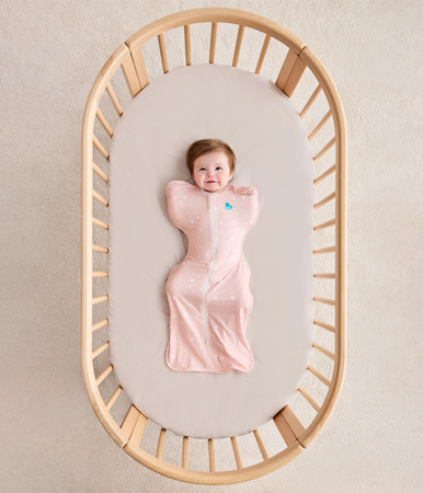 Love To Dream Swaddle Up Otulacz - rozmiar XS - różowy, kosmos - ETAP1 - 1 TOG Original