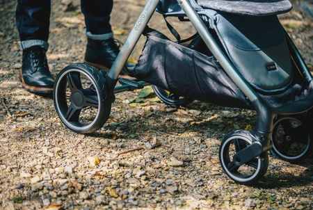 Espiro Wave Wózek Spacerowy 107 Silver Grey