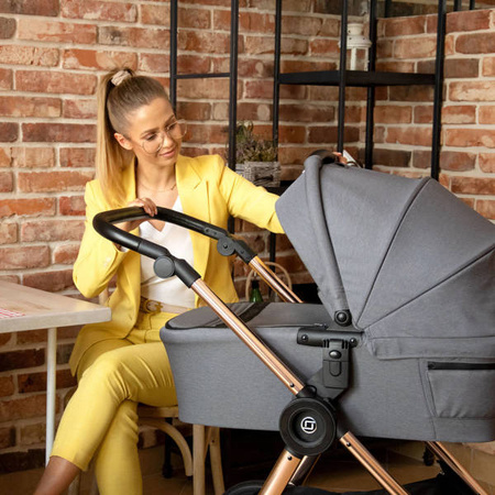 Zokky Ozz Wózek Głęboko-Spacerowy 2w1 Graphit