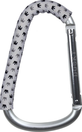 Dooky Uniwersalny hak/zaczep do wózka Grey Crown