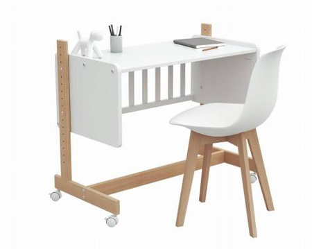 Osann Wielofukcyjne Łóżeczko Dostawne 5w1 Biały / Naturalny