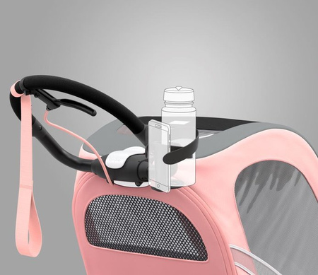 Cybex Zeno Siedzisko Przyczepki Do Biegania Do Roweru Cybex Sports Silver Pink