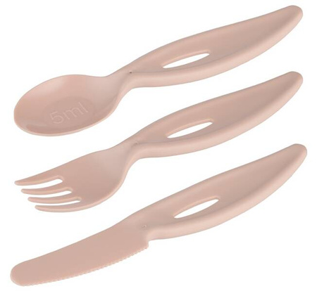 Canpol Babies Zestaw Sztućców Różowy31/418_pin