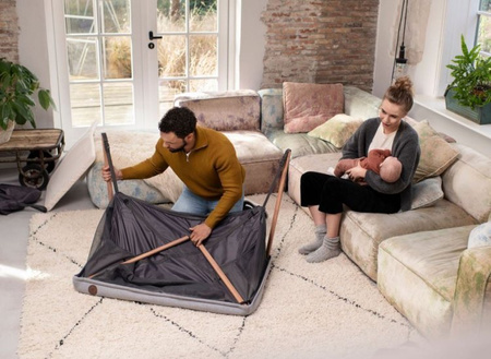 Maxi-Cosi Kompaktowe Łóżeczko Podróżne Iris 2w1 Essential Graphite