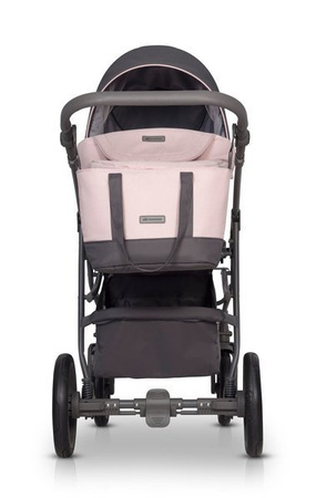 Riko Basic Pastel Wózek Głęboko-Spacerowy 2w1 Powder Pink