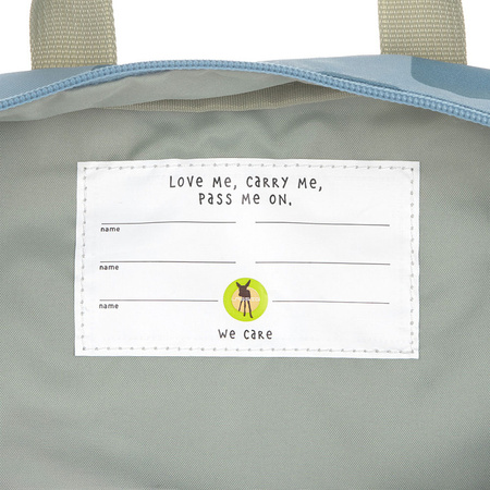 Lassig Plecak mini kwadratowy Pattern Party Blue