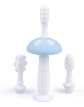 Dumel GiliGums Szczoteczka do Zębów Grzybek 3w1 Niebieska