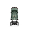 Cybex Coya Wózek Spacerowy Rama Rosegold Leaf Green + Pałąk do Wózka