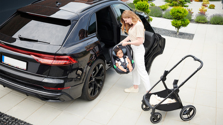 Kinderkraft I-Care I-Size RWF Fotelik Samochodowy 0-13kg Cool Grey