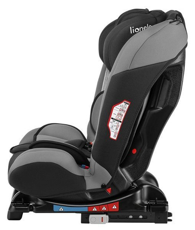 Lionelo Sander Fotelik Samochodowy 0-36kg RWF Grey