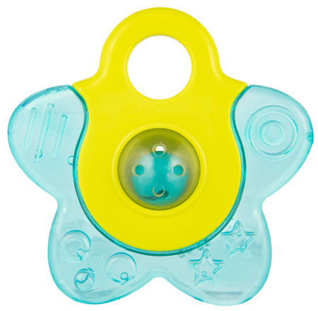 Canpol Babies Gryzak wodny z grzechotką Gwiazda Turkusowy