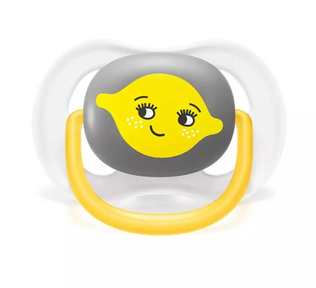 Avent Ultra Air Smoczek Uspokajający 6-18m Air Coll Lemon